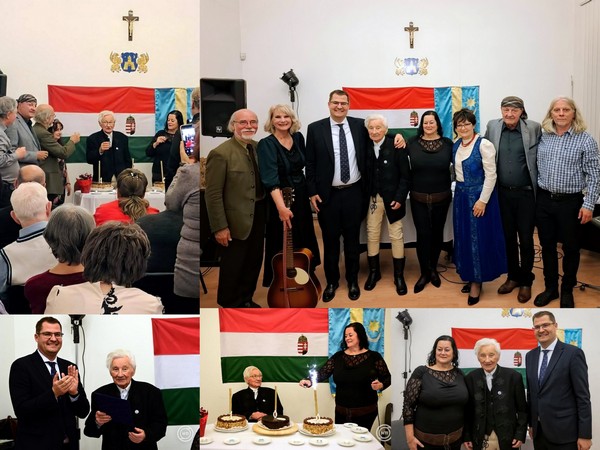 A 100 éves Ambrus András ny. színművészt, legidősebb tagunkat köszöntöttük