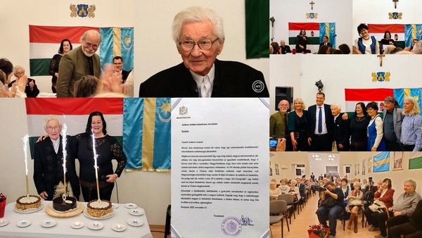 A 100 éves Ambrus András ny. színművészt, legidősebb tagunkat köszöntöttük