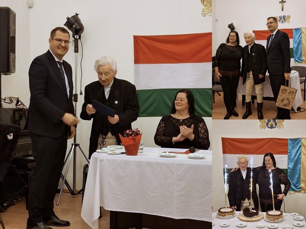 A 100 éves Ambrus András ny. színművészt, legidősebb tagunkat köszöntöttük